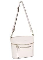 Laurina Tasche aus genarbtem Kalbleder HELLBEIGE