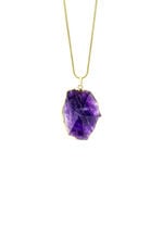 Echt Amethyst Anhänger mit Kette 