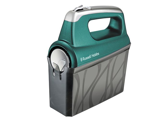 Russell Hobbs Handmixer mit spiralförmigen Helix-Quirlen TÜRKIS