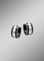 Gl&auml;nzende Klappcreolen 