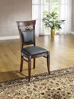 Massive, hochwertige Sitzmöbel DUNKELGRÜN-NUSSBAUM