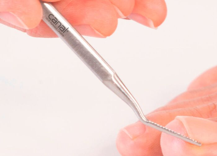 Eckenfeile von Canal aus rostfreiem Edelstahl 