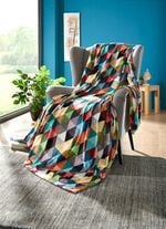 Farbenfrohe Wohndecke mit Anti-Statik-Ausr&uuml;stung 