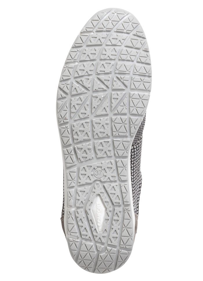 ELENA EDEN Schn&uuml;rschuh mit Leder-Bes&auml;tzen 