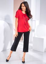 Shirt mit Kontrast-Druck in 2 Farben 