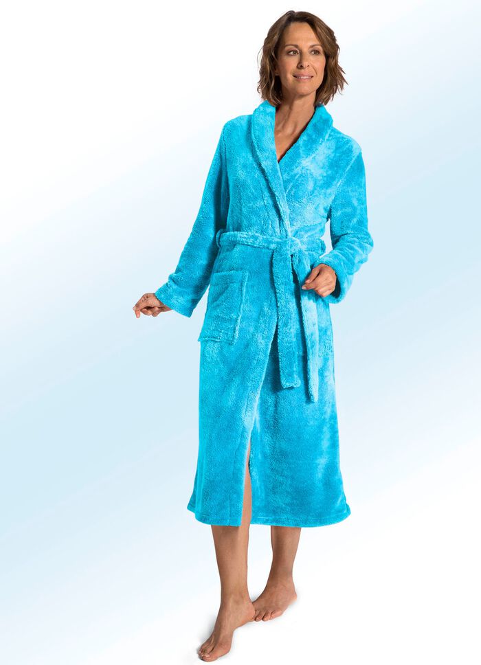 Bademantel f&uuml;r Damen und Herren T&Uuml;RKIS