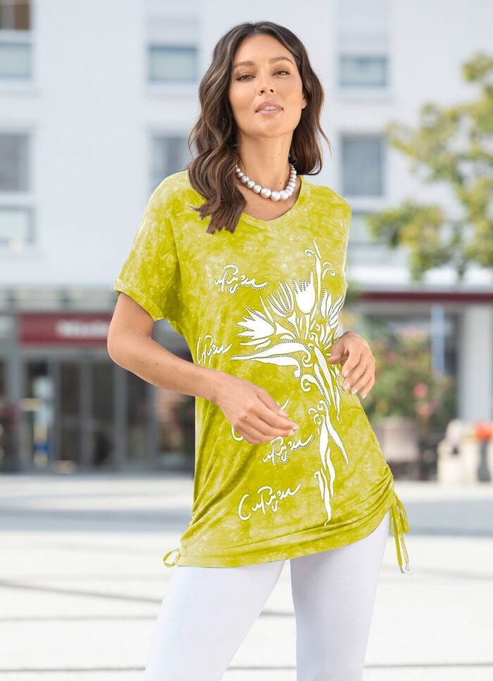 Longshirt in Batik-Optik in 2 Farben 