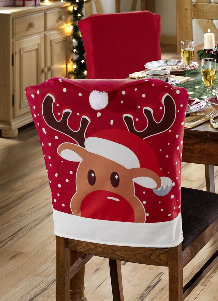 Stuhlhussen aus weichem Fleece 