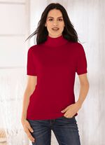 Pullover in edel glänzender Qualität ROT
