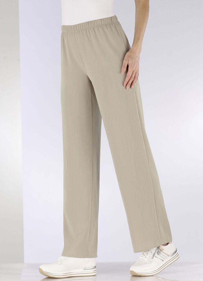 Hose in bequemer Weite BEIGE