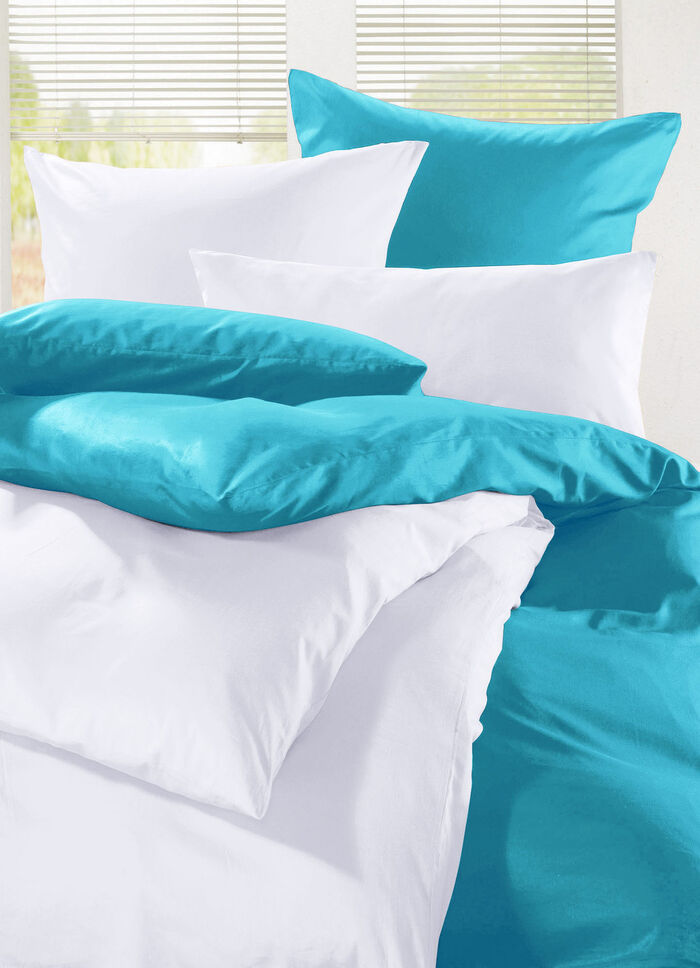 Satin Bettwäsche-Programm von Mesana BLAU