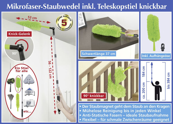 Teleskop-Staubwedel von Maximex GRÜN