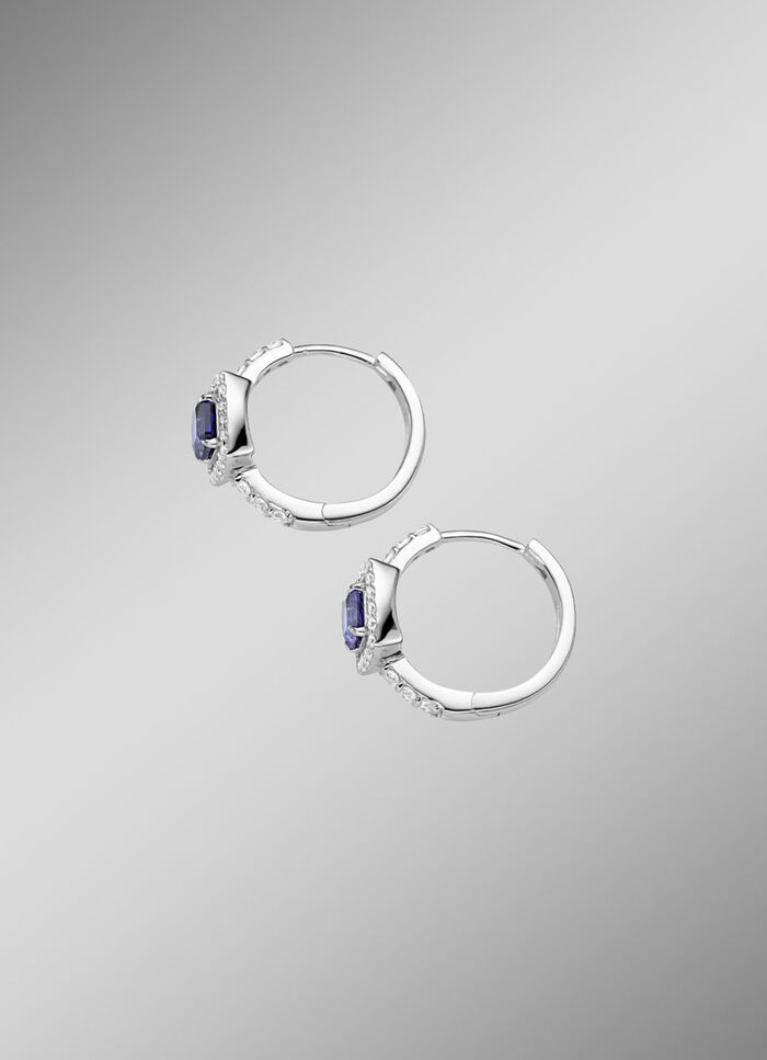 Klappcreolen in Silber 