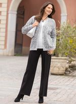 Hose in modischer Weite 