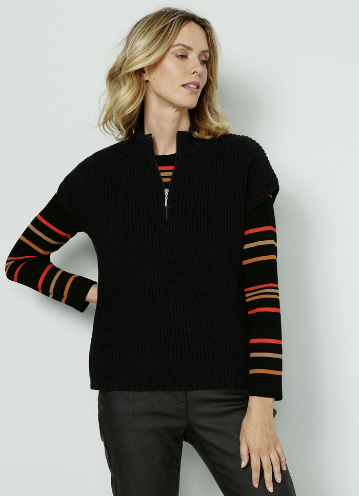 Pullunder in Perlfang 