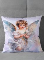 Kissenbezug in weicher Samtoptik BUNT