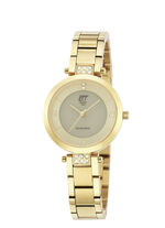 ETT-Solar-Damenuhr mit Edelstahlbandgehäuse 