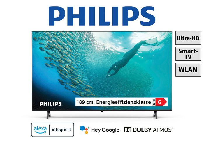 Philips PUS7009/12 4K-Ultra-HD-LED-Fernseher 
