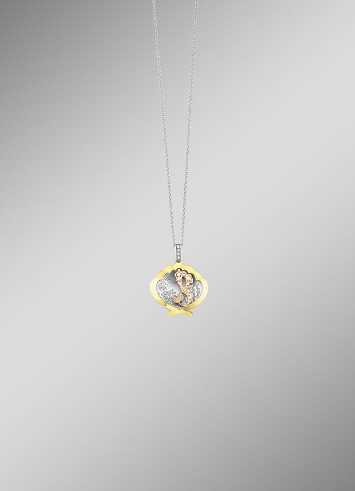 "Die kleine Meerjungfrau" Anh&auml;nger mit Ankerkette 