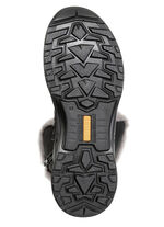 Gefütterte Damen-Boots, Winterschuhe, Weite H, mit Reißverschluss SCHWARZ