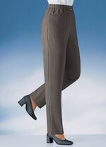 Hose in bequemer Schlupfform MOKKABRAUN