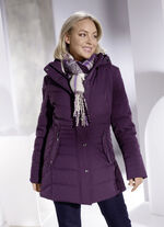 Funktionsjacke mit abnehmbarer Kapuze 