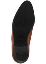 Slipper mit verdecktem Gummizug COGNAC