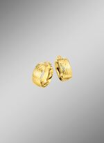 Diamantierte Creolen mit Clipverschluss 