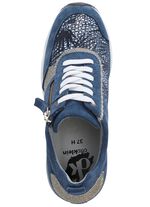 ELENA EDEN Schn&uuml;rschuh mit gl&auml;nzend bedrucktem Elastikmaterial 