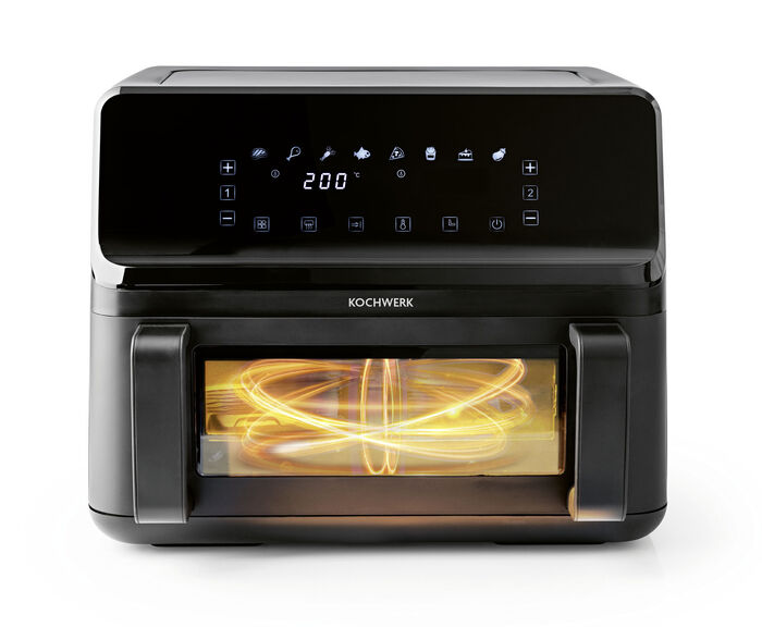 Digitale Heißluftfritteuse mit Touchdisplay CREME