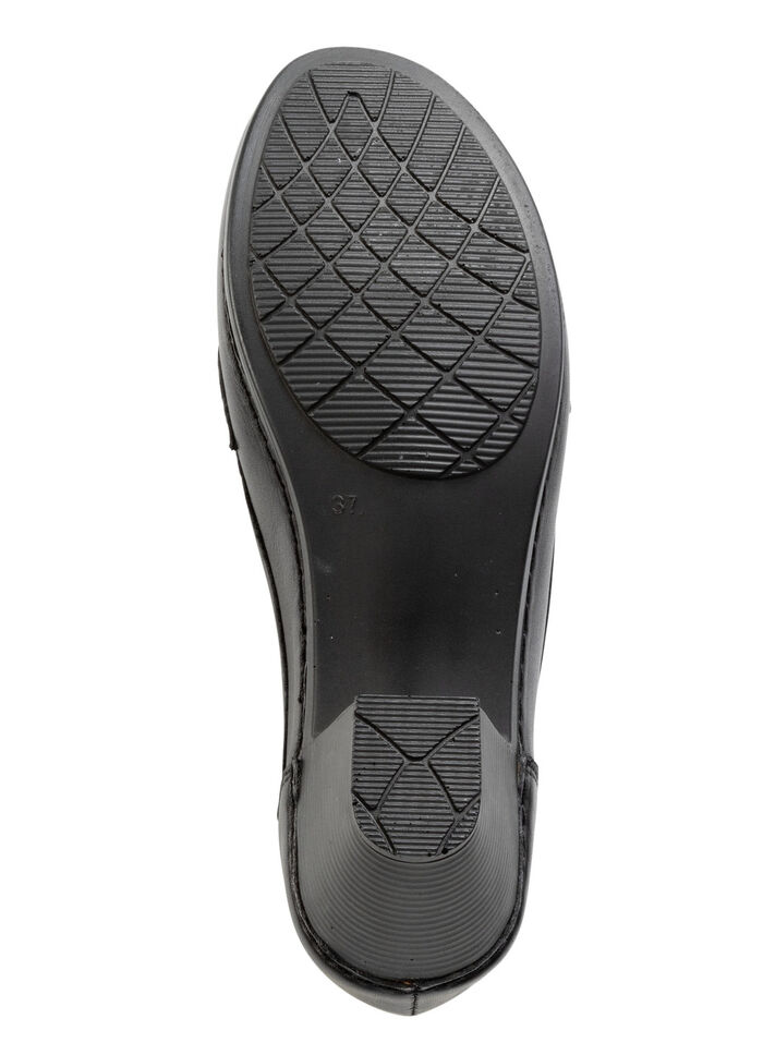 Gemini Pumps aus teilweise schattiertem Rind-Nappaleder SCHWARZ