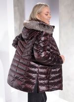 Daunenjacke in 2 Farben KASTANIE