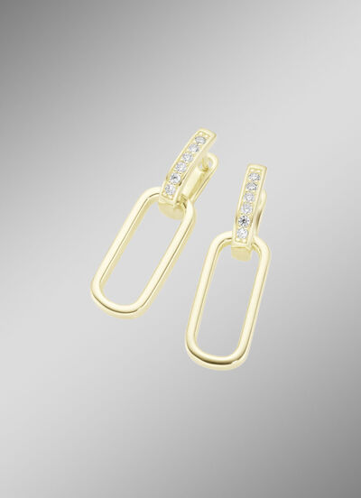 Vergoldete Klappcreolen 