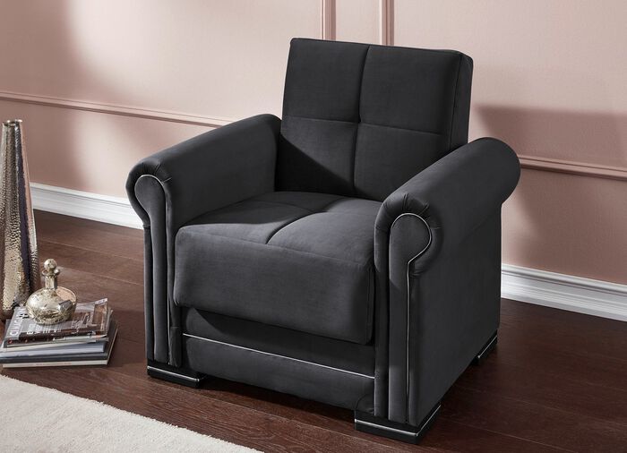 Polsterm&ouml;bel auf stabilem Holzgrundgestell mit Funktion 