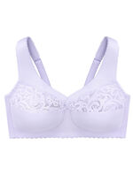  Glamorise Stütz-BH mit Stickereispitze FLIEDER