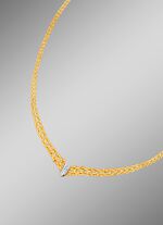 Geflochtene Kordelketten-Garnitur in hochwertiger Ausf&uuml;hrung 