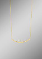 Attraktive Halskette mit 11 Brillanten 