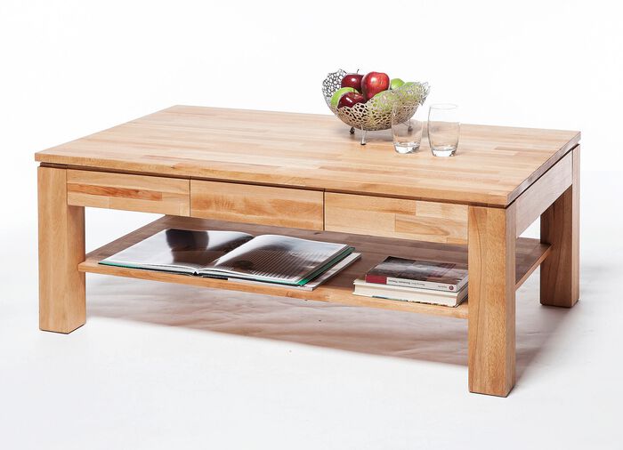 Couchtisch mit Schublade KERNBUCHE