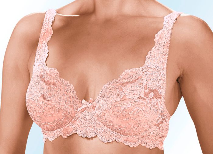 Sassa Zweierpack B&uuml;gel-BH aus Elastikspitze 