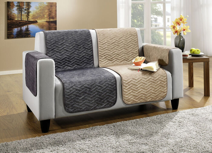 Wohnaccessoires in Wildleder-Optik mit Anti-Rutsch-Rückseite 