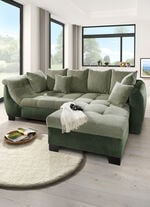 Bequeme Polsterecke mit Bettfunktion 