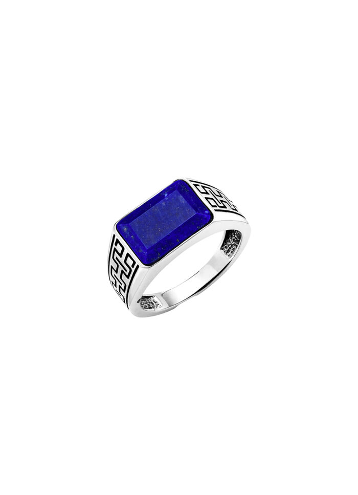 Herrenring mit Lapislazuli  