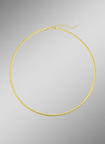 Omega-Reif aus Gold mit Struktur 