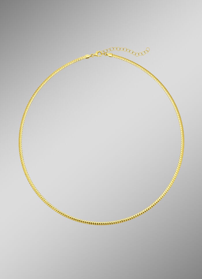 Omega-Reif aus Gold mit Struktur 