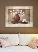 Hochwertiger Kunstdruck im aparten Designerrahmen 