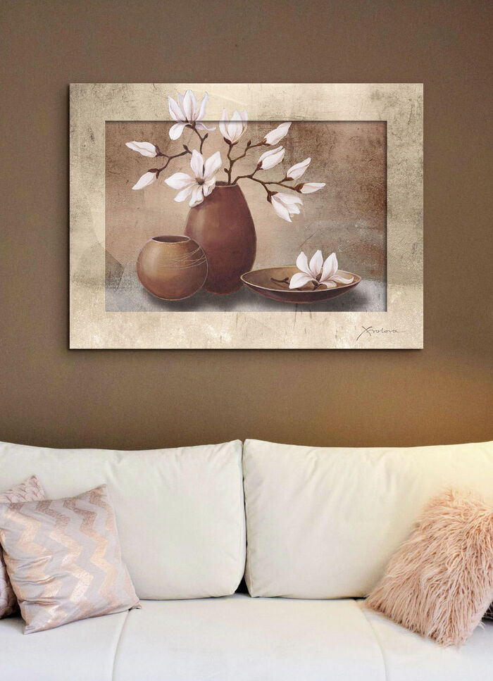 Hochwertiger Kunstdruck im aparten Designerrahmen 