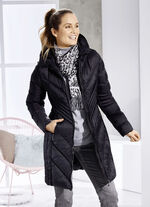 Kurzmantel mit fester Kapuze 