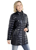 Jacke mit verschiedenen Steppvariationen 