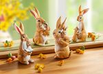 Dekofiguren Hasen, 4er-Set 