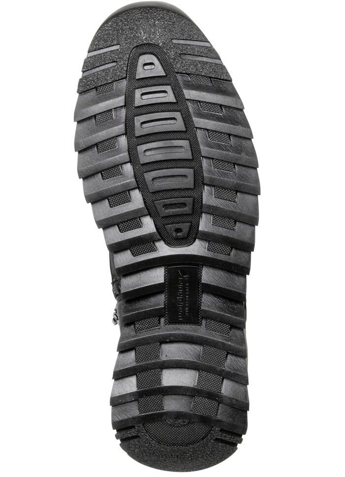 Waldläufer Schnür-Boot aus Hirsch-Nappaleder SCHWARZ